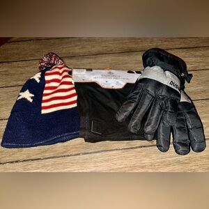 Cold Weather Bundle - 2 Toboggans,‎ Gaiter, Gloves